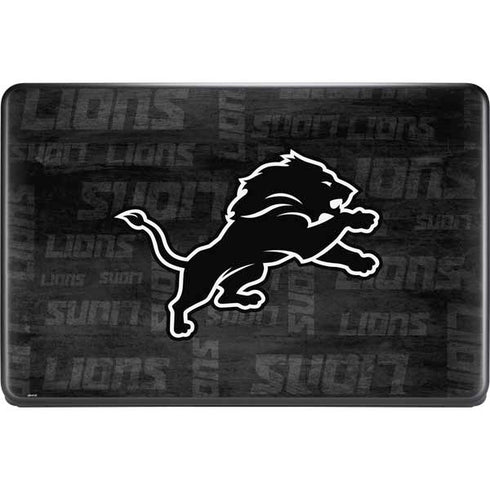 NFL Detroit Lions Black & White Google Pixelbook Go Skin